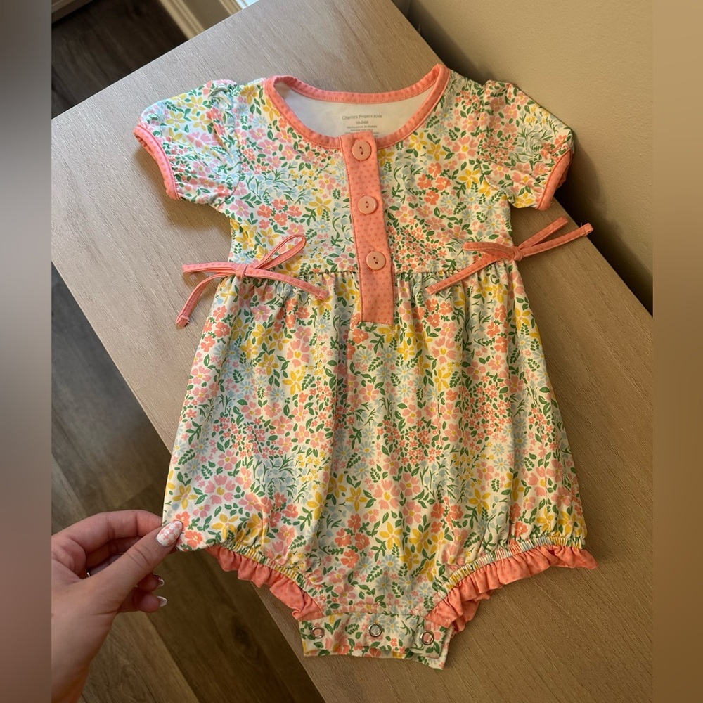 Floral Bubble Romper